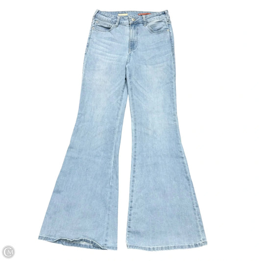 Jeans Flared By Pilcro In Blue Denim, Size: 4