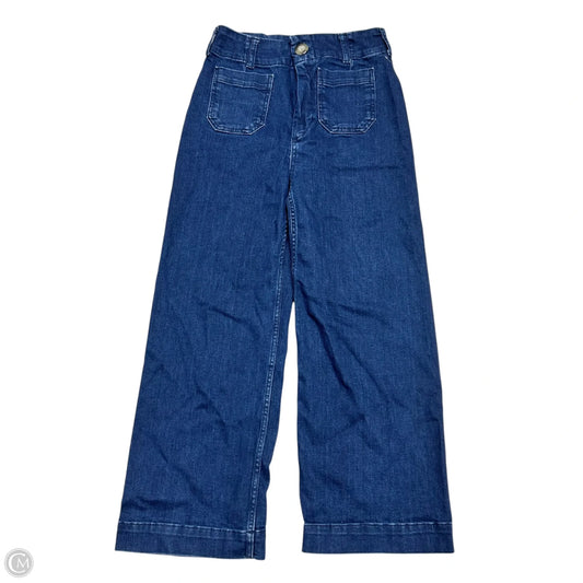Jeans Wide Leg By Maeve In Blue Denim, Size: 6