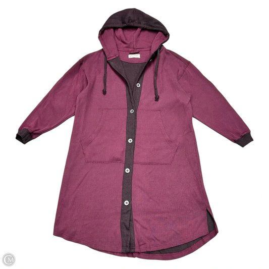 Cardigan By Free People In Purple, Size: Xs