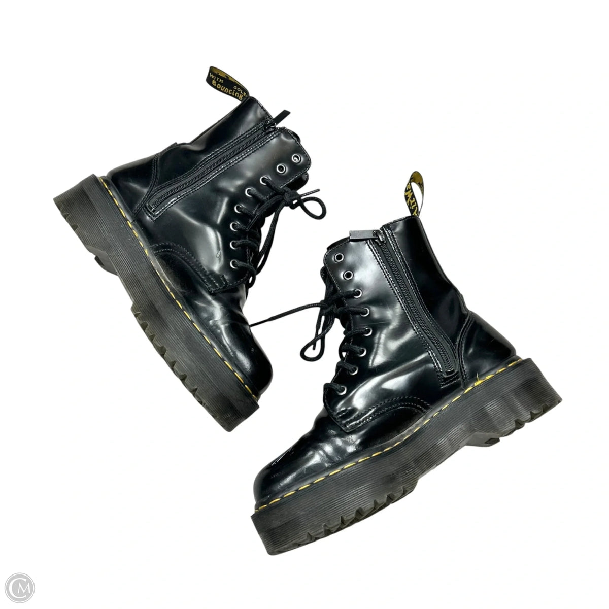 Boots Combat By Dr Martens In Black, Size: 9