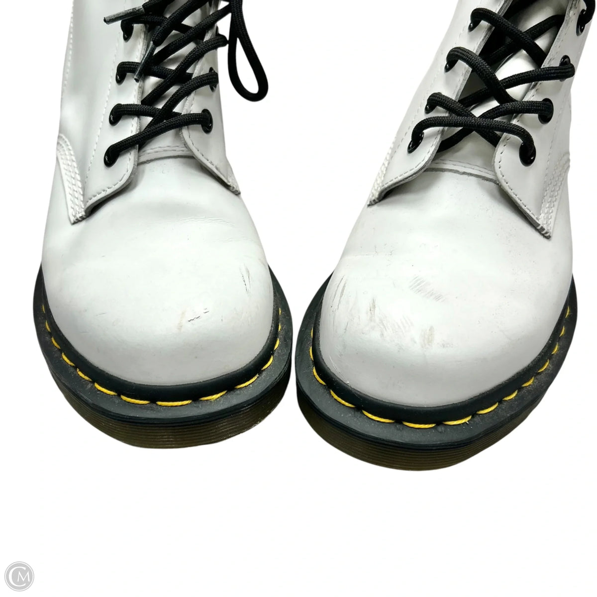 Boots Combat By Dr Martens In White, Size: 9