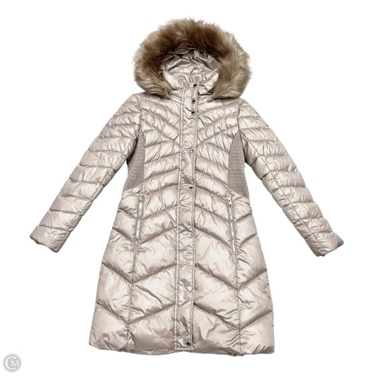 Coat Parka By Kenneth Cole In Taupe, Size: S