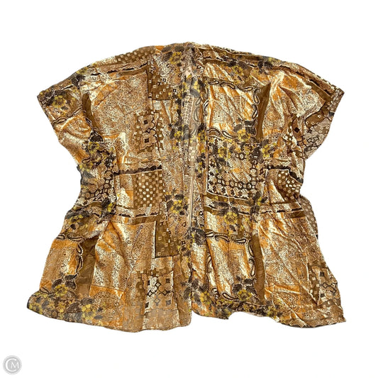 Kimono By Free People In Brown & Tan, Size: Osfm
