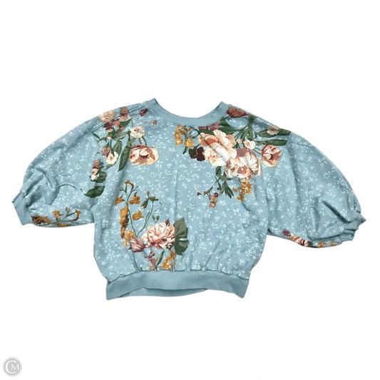 Top Short Sleeve By Pilcro In Blue & Pink, Size: M