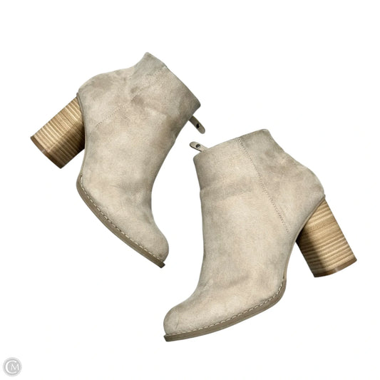 Boots Ankle Heels By Dolce Vita In Tan, Size: 7.5