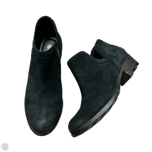 Boots Ankle Heels By Sorel In Black, Size: 7.5