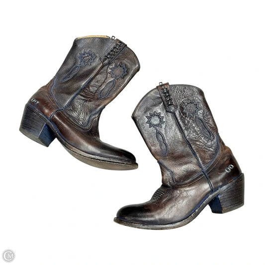 Boots Western By Bed Stu In Blue & Brown, Size: 10