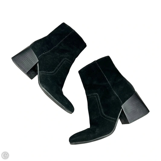 Boots Knee Heels By Blondo In Black, Size: 9.5