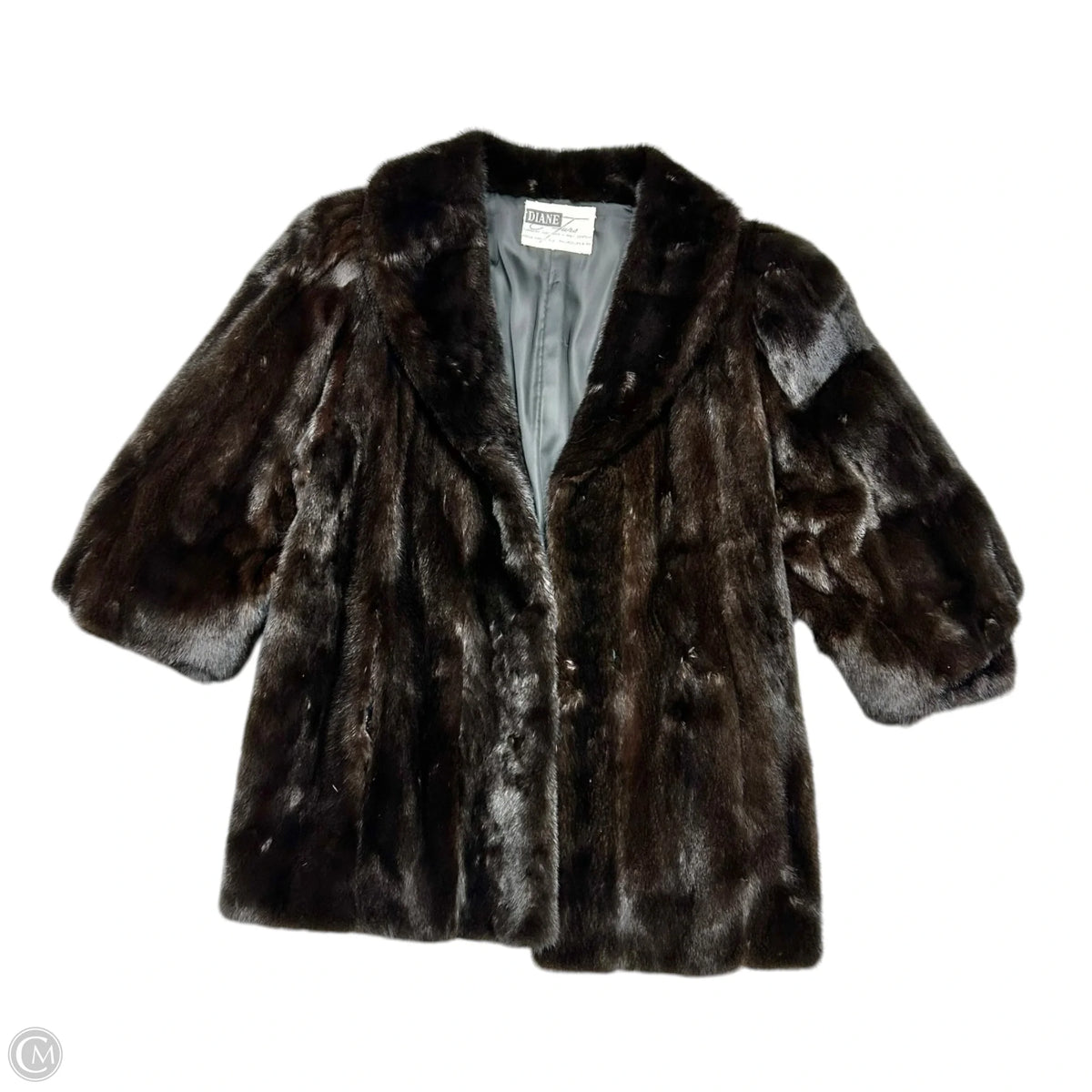 Coat Fur In Brown, Size: L