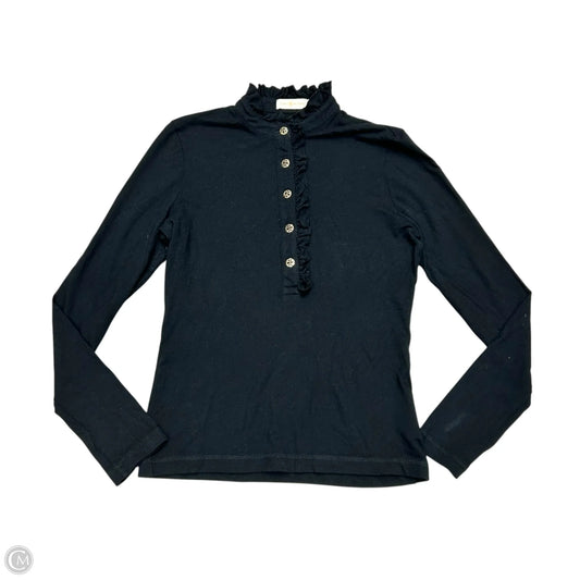 Top Long Sleeve Designer By Tory Burch In Black, Size: M