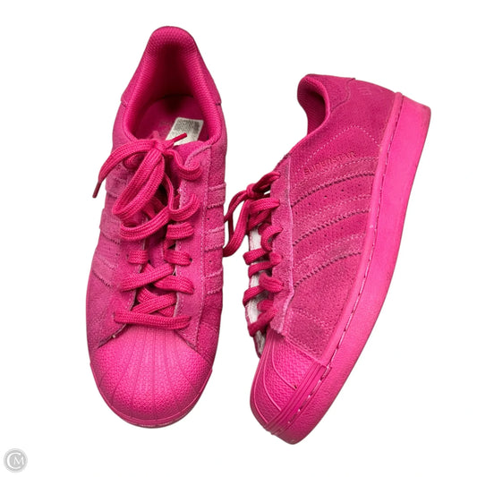 Shoes Sneakers By Adidas In Pink, Size: 8