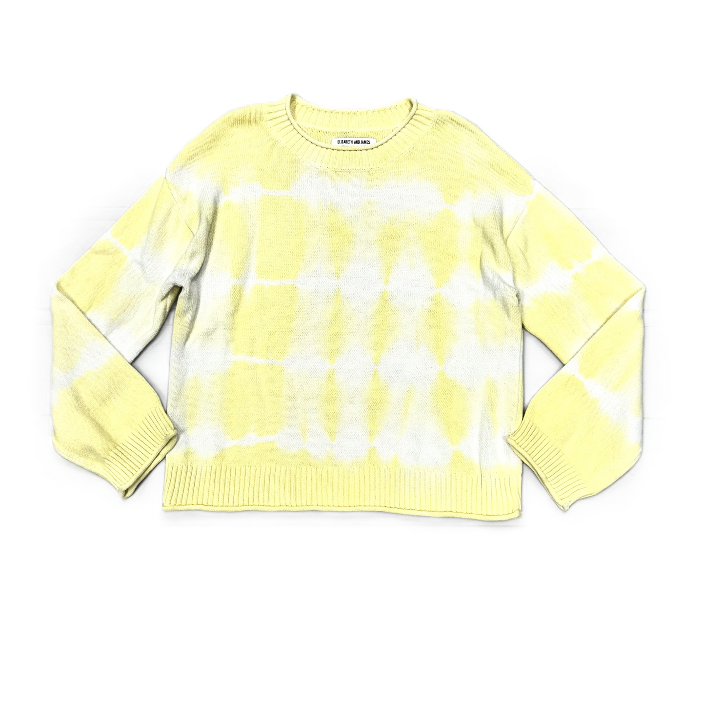 White & Yellow Sweater By Elizabeth And James, Size: M