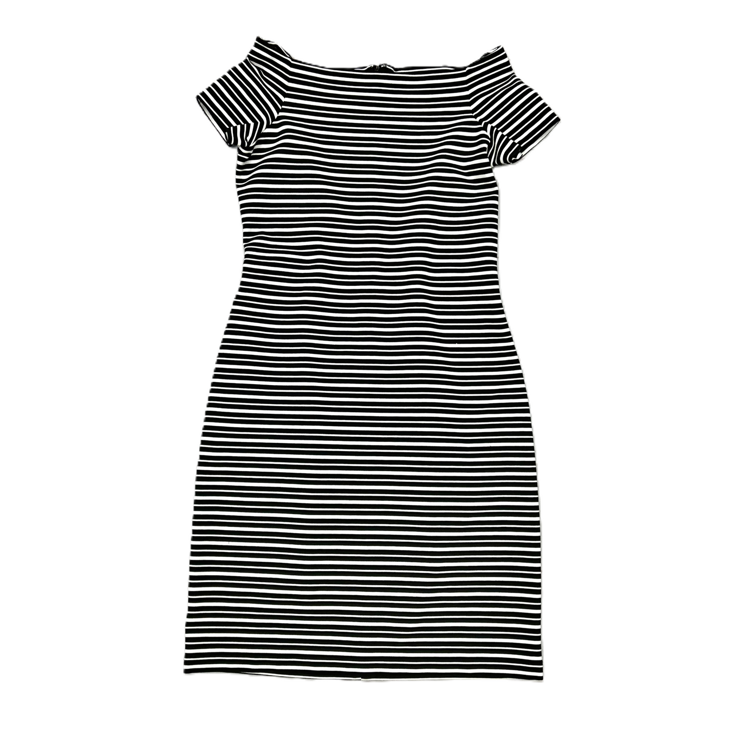 Dress Casual Midi By Ann Taylor In Striped Pattern, Size: Xs