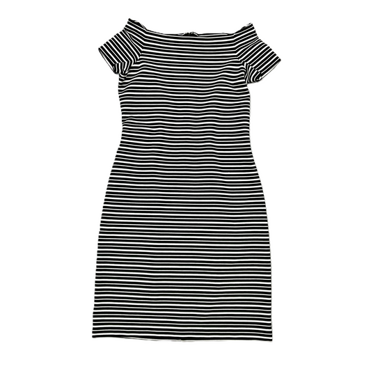 Dress Casual Midi By Ann Taylor In Striped Pattern, Size: Xs