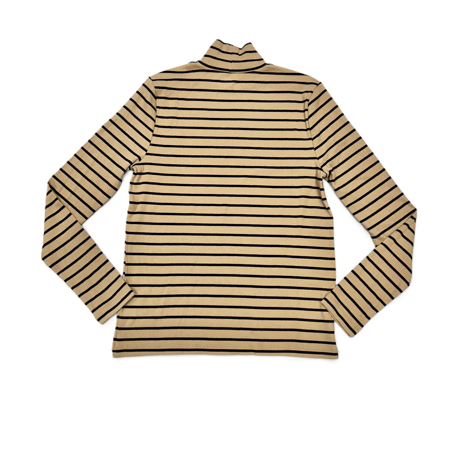 Top Long Sleeve By Loft In Striped Pattern, Size: L