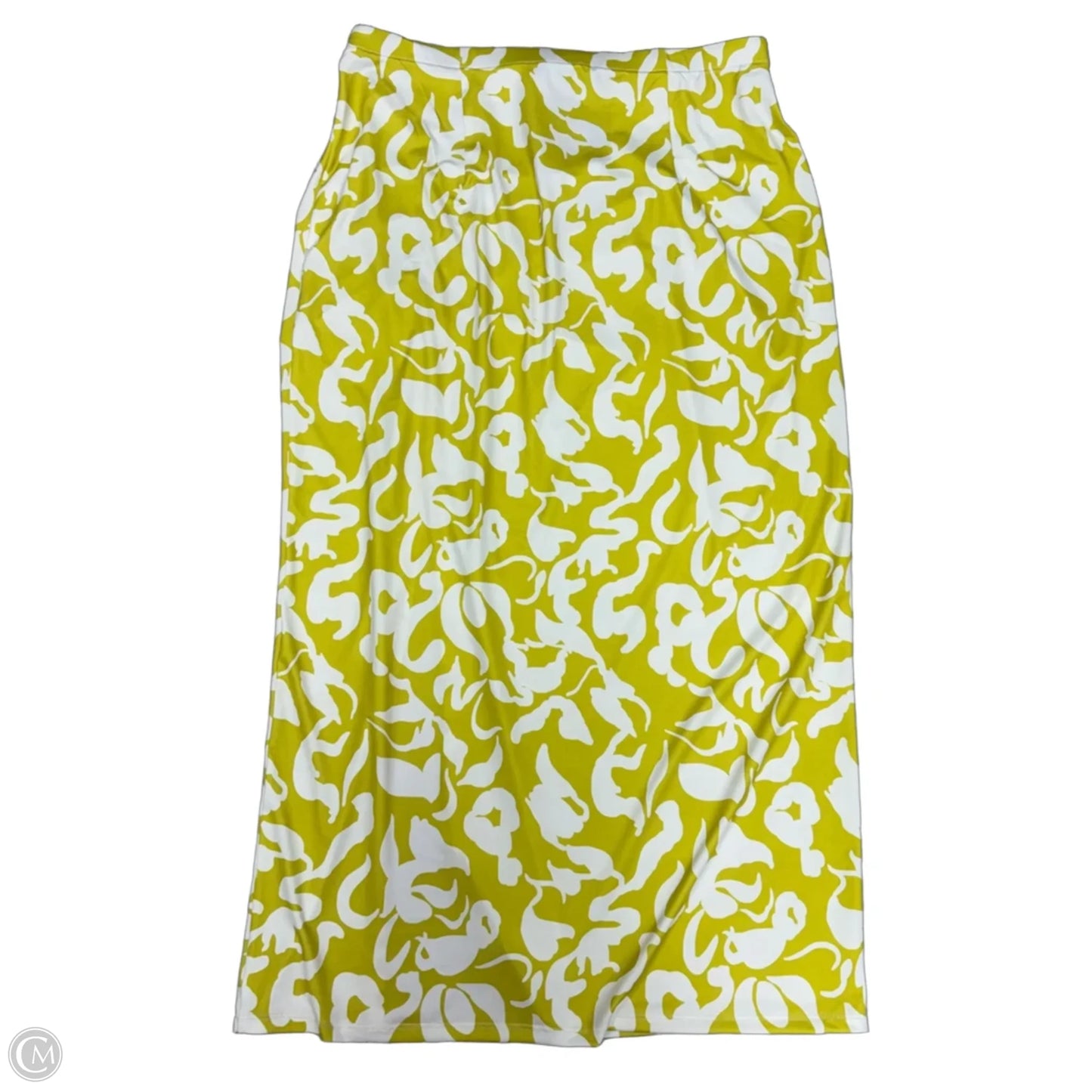 Skirt Maxi By Marc New York In Green & White, Size: 8