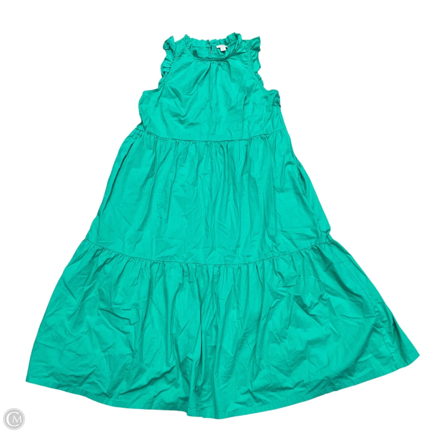 Dress Casual Maxi By J. Crew In Green, Size: M