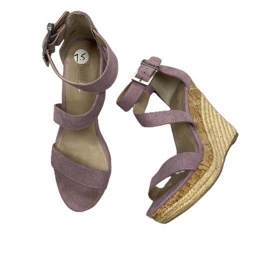 Lilac Sandals Heels Wedge By Charles By Charles David, Size: 7.5