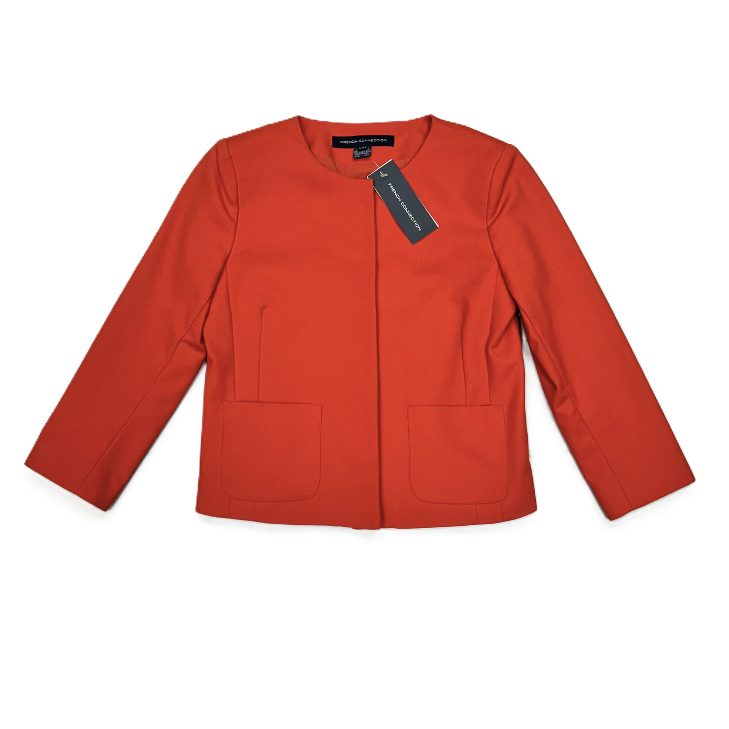 Red Blazer Designer By French Connection, Size: S