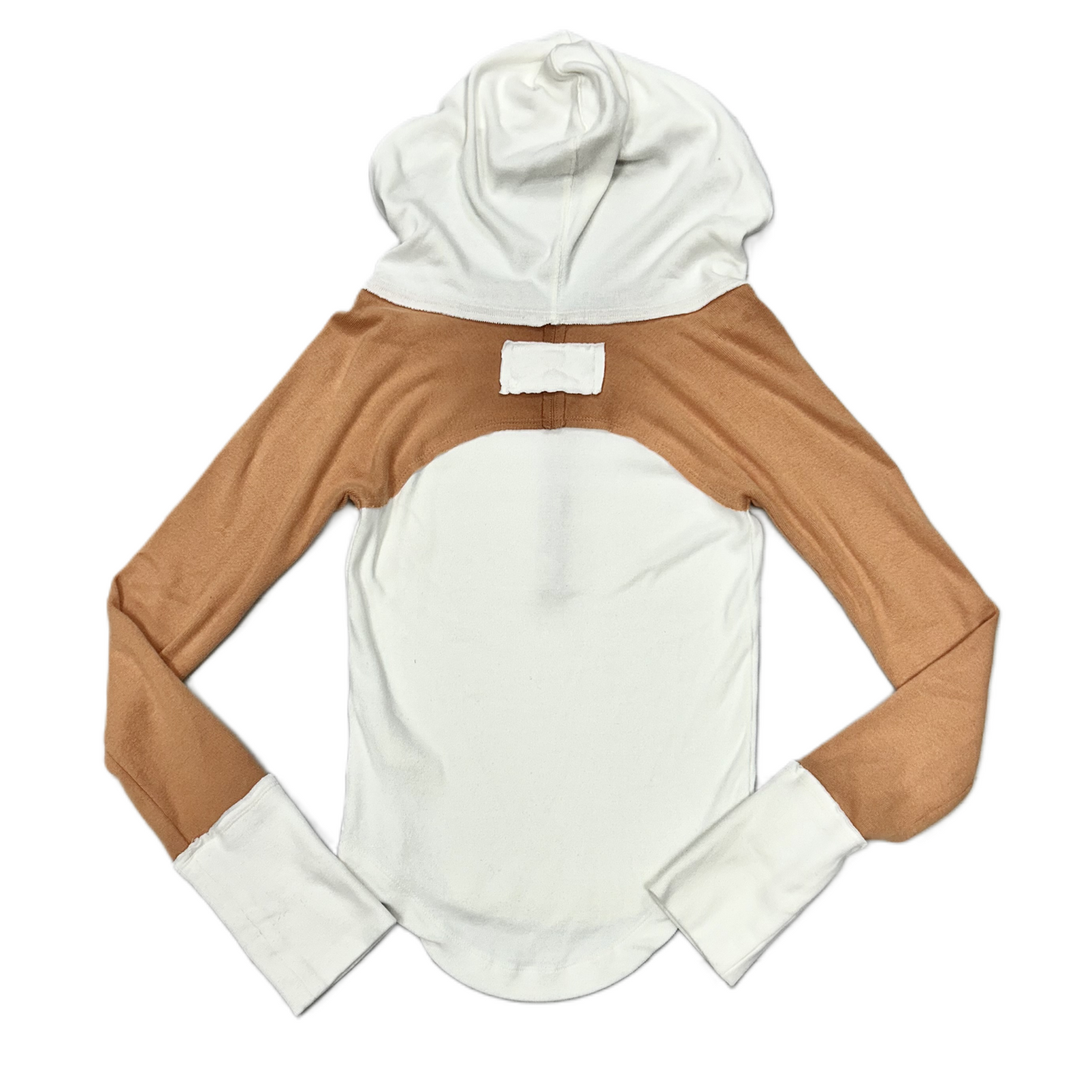 Top Long Sleeve Basic By We The Free In White Orange, Size: M