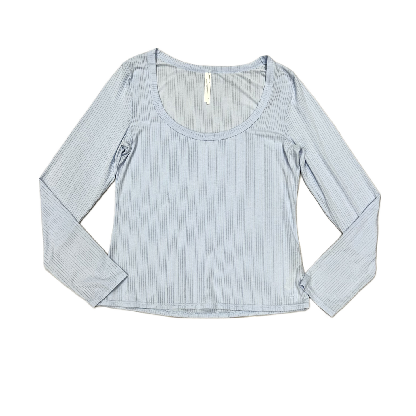 Top Long Sleeve By Anthropologie In Blue, Size: L