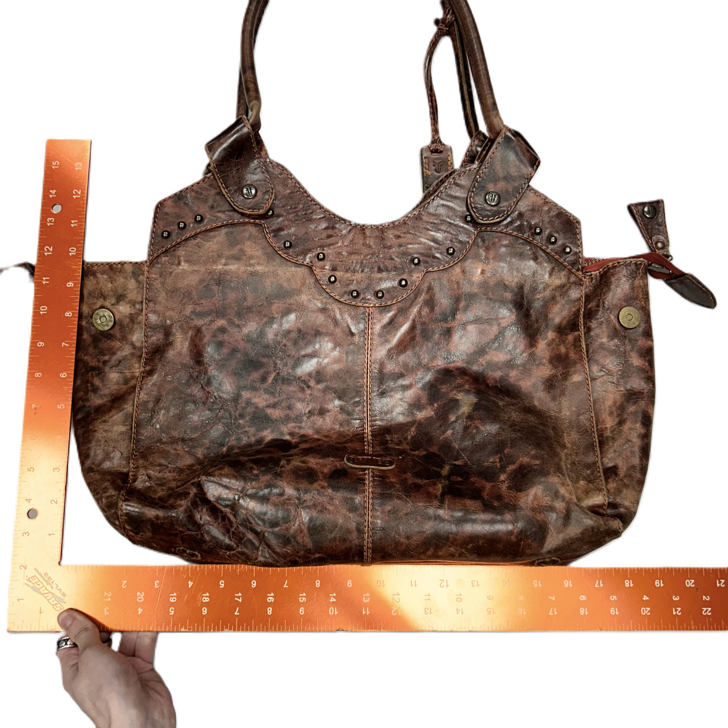 Handbag Designer By Frye  Size: Large