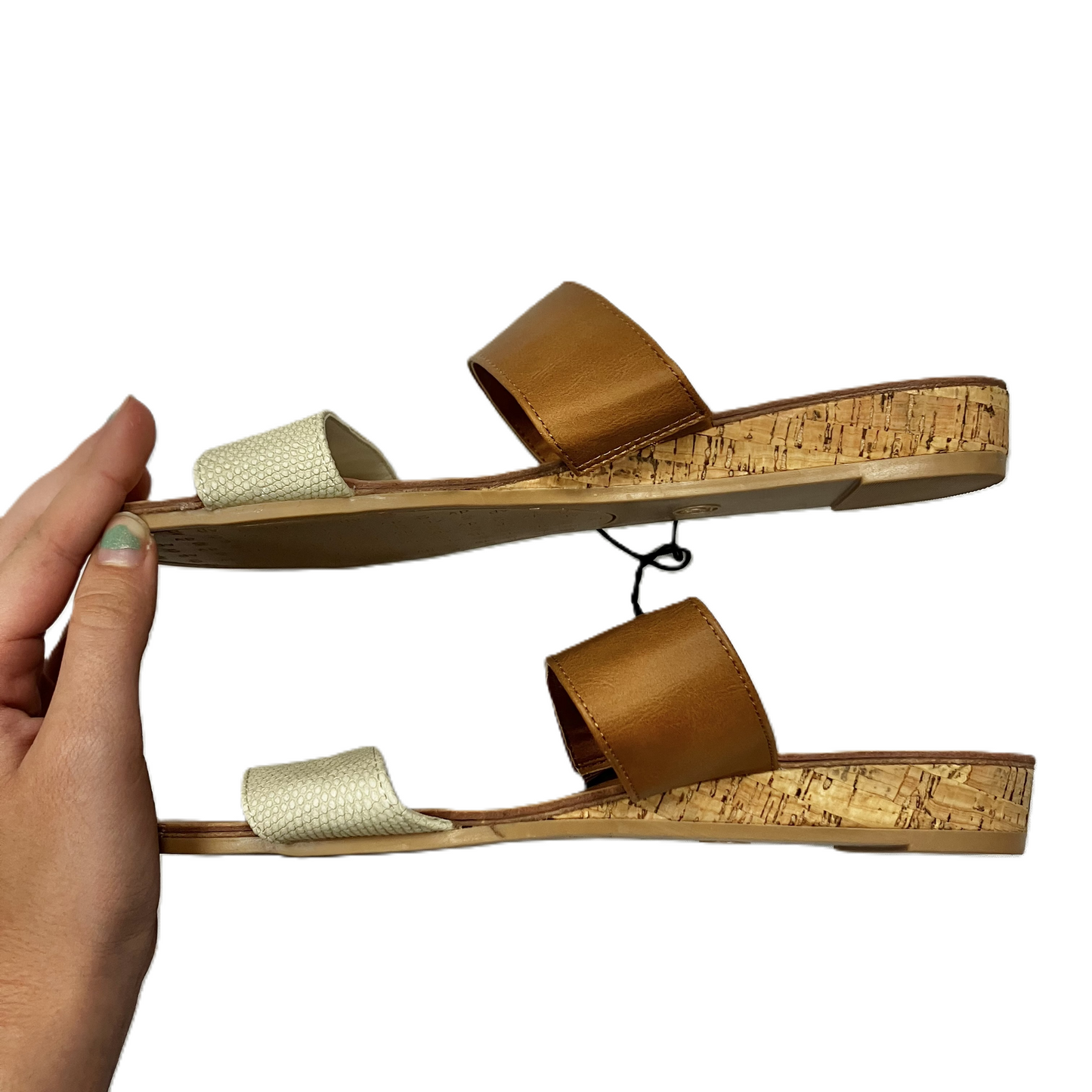 Tan Sandals Flats By Dolce Vita, Size: 9