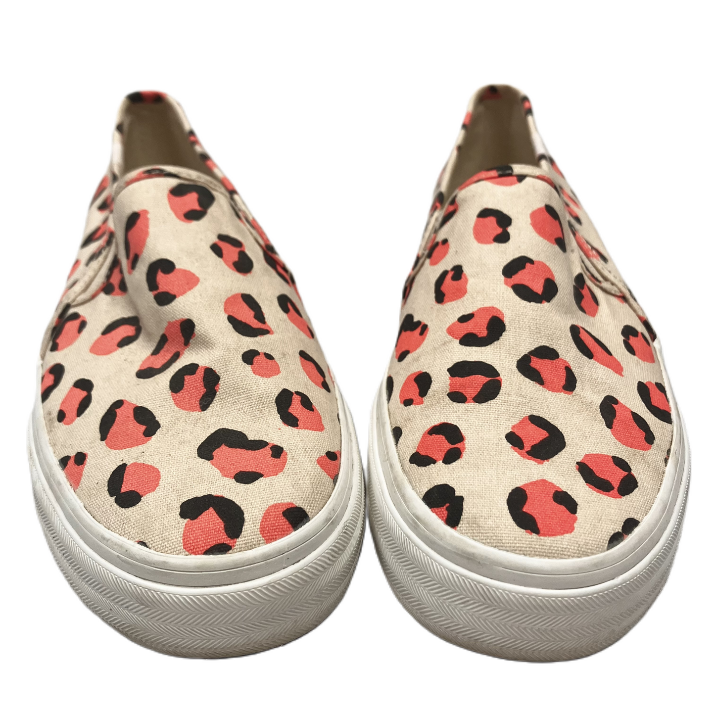 Leopard Print Shoes Flats By Keds, Size: 8