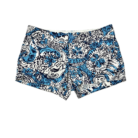 Blue & White Shorts Designer By Lilly Pulitzer, Size: 6