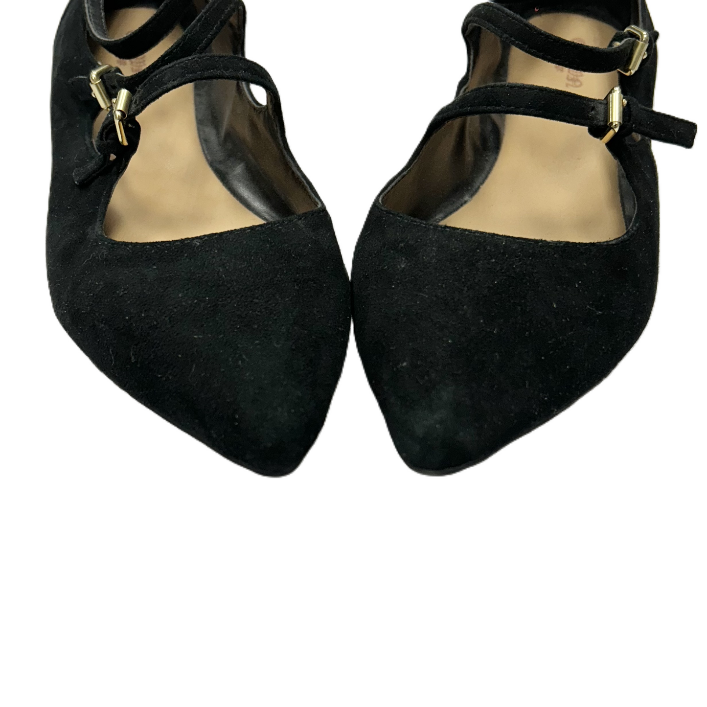 Black Shoes Flats By Crown Vintage, Size: 11