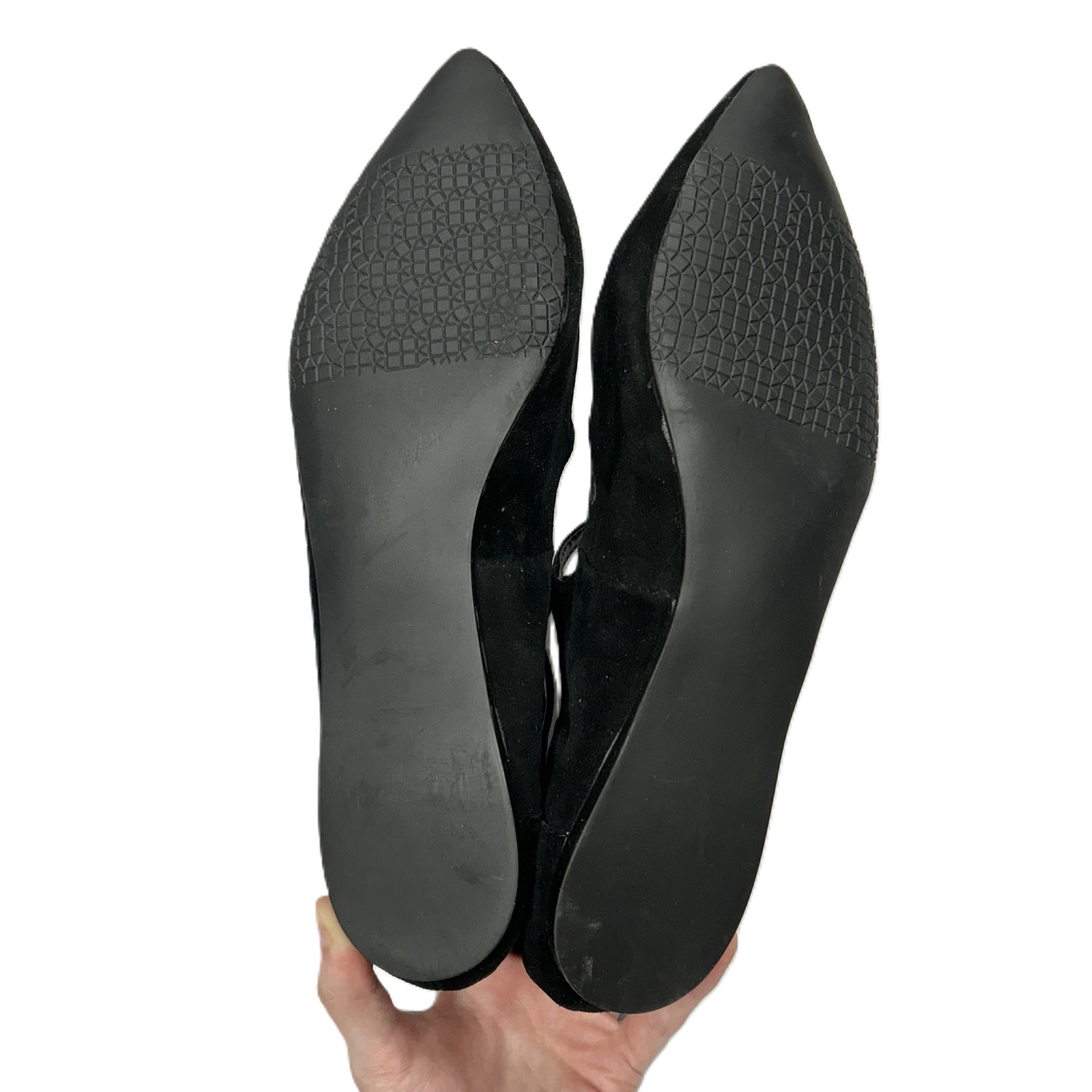 Black Shoes Flats By Crown Vintage, Size: 11