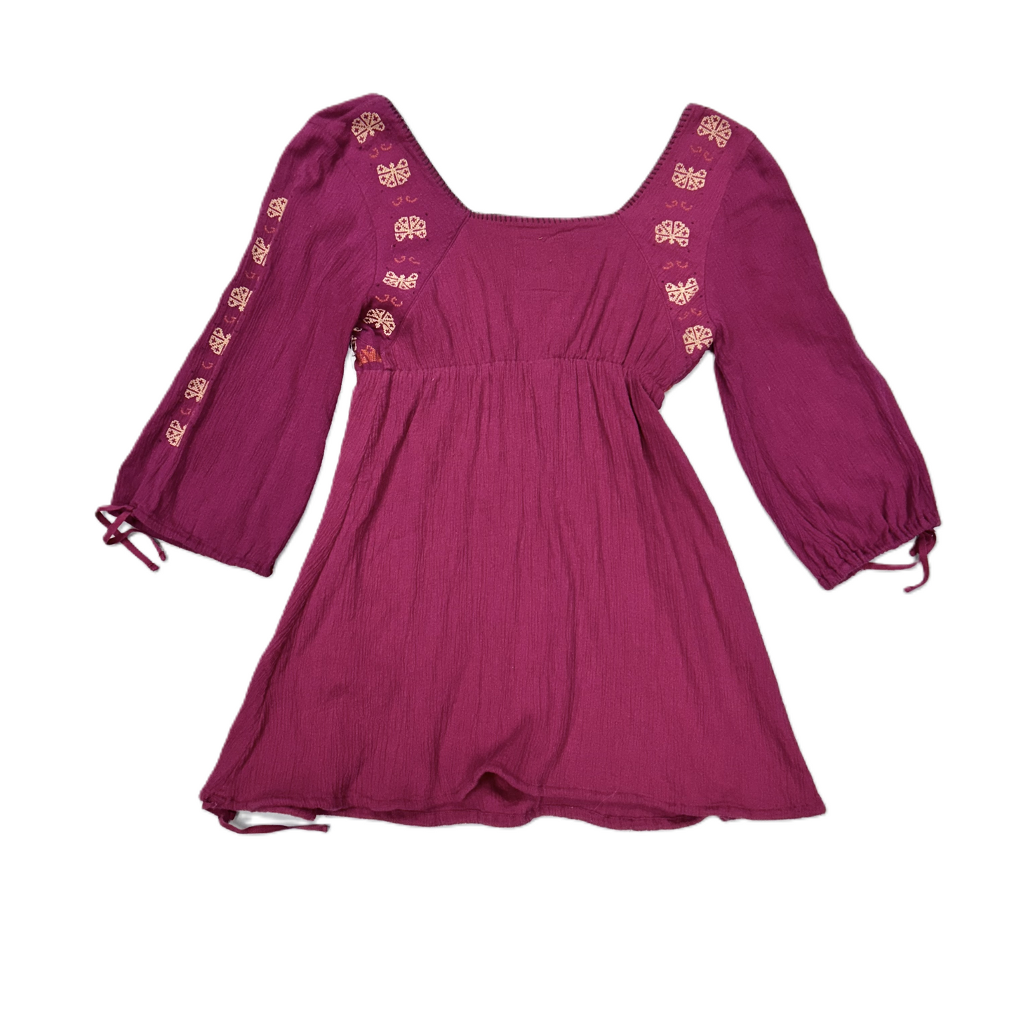 Tunic Long Sleeve By Free Kisses In Purple, Size: M