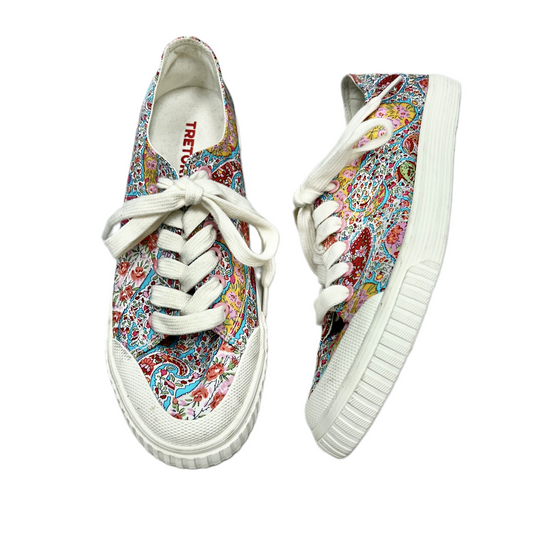 Paisley Print Shoes Sneakers By Tretorn, Size: 6