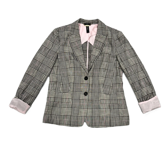 Blazer By Marccain In Plaid Pattern, Size: S