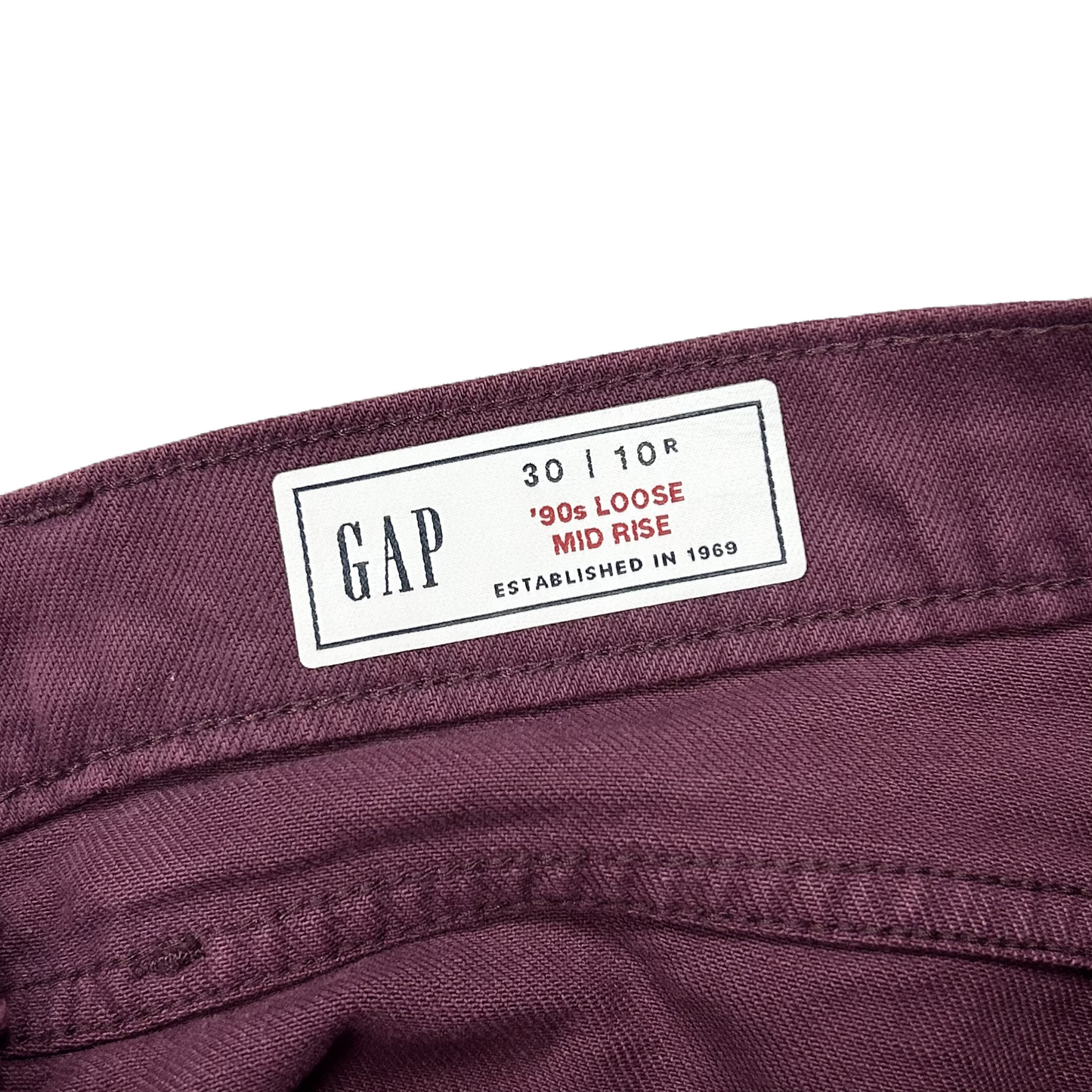 Jeans Straight By Gap In Purple, Size: 10