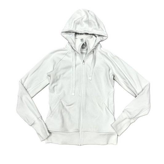 Athletic Jacket By Athleta In White, Size: S