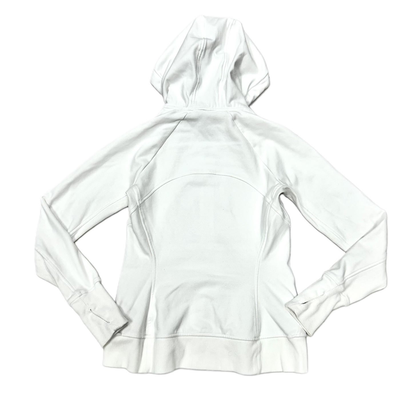 Athletic Jacket By Athleta In White, Size: S