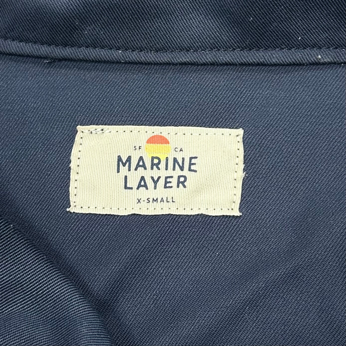 Jacket Shirt By Marine Layer In Navy, Size: Xs