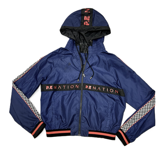 Athletic Jacket By Pe Nation In Navy, Size: M