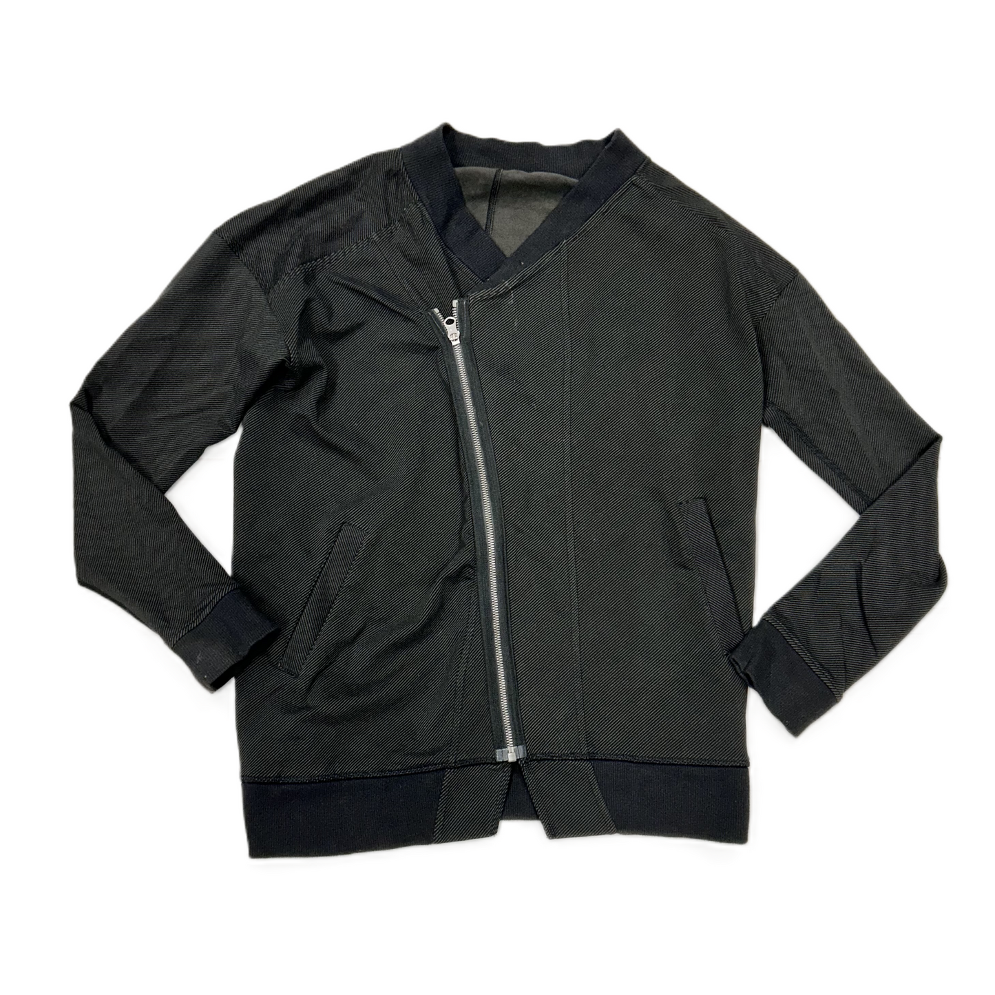 Athletic Jacket By Lululemon In Black, Size: S