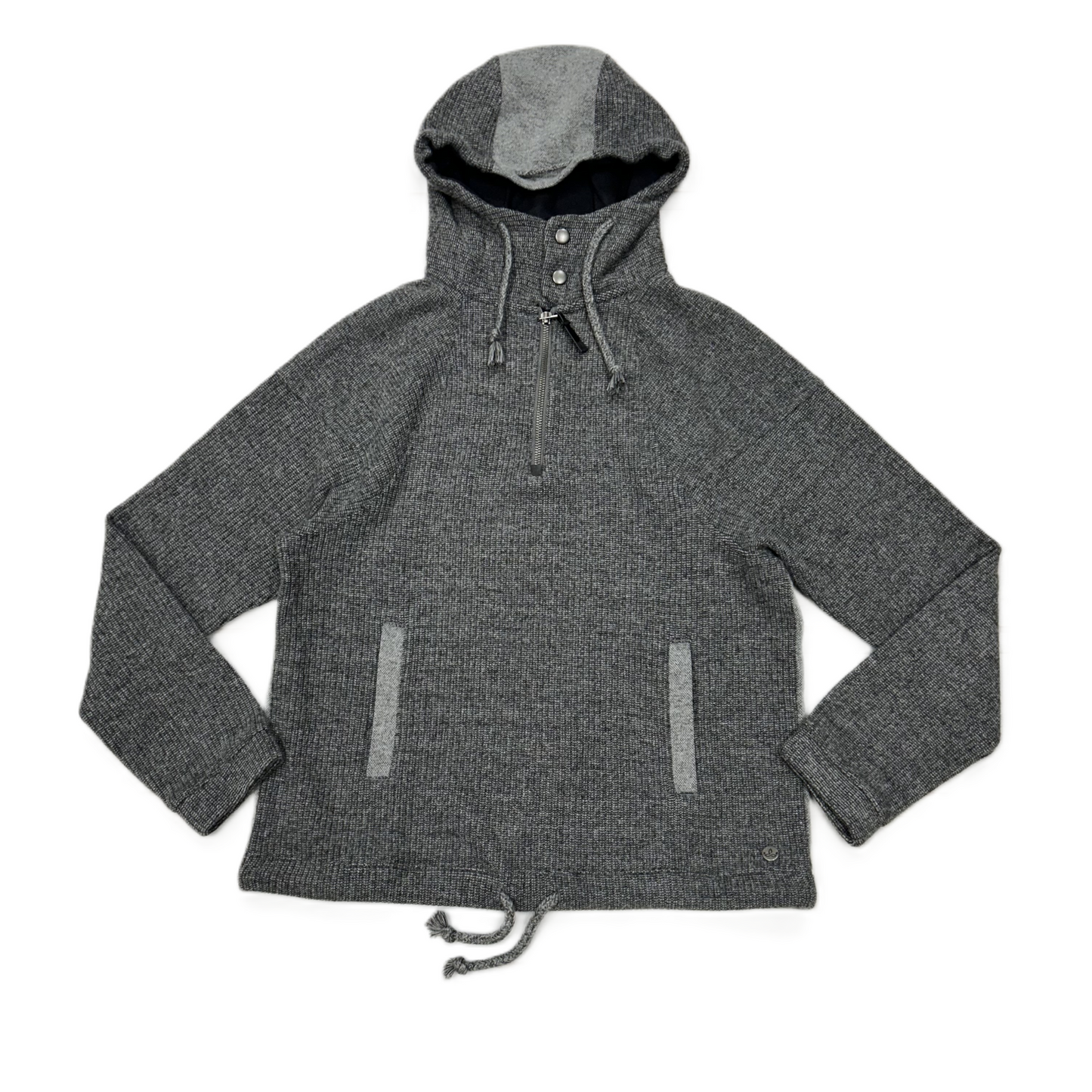 Sweatshirt Hoodie By Prana In Grey, Size: S