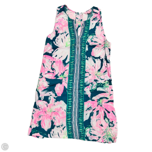 Dress Designer By Lilly Pulitzer In Green & Pink, Size: S