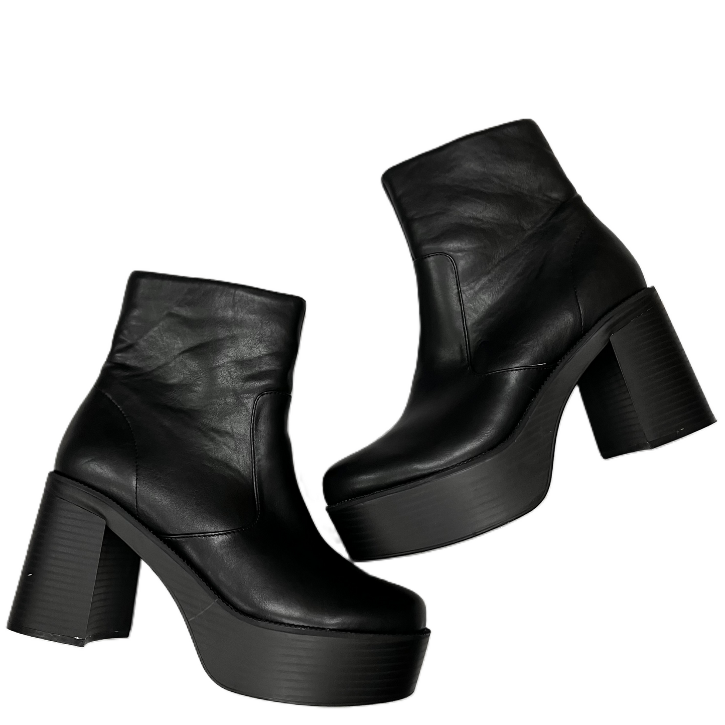 Boots Ankle Heels By Madden Girl In Black, Size: 11