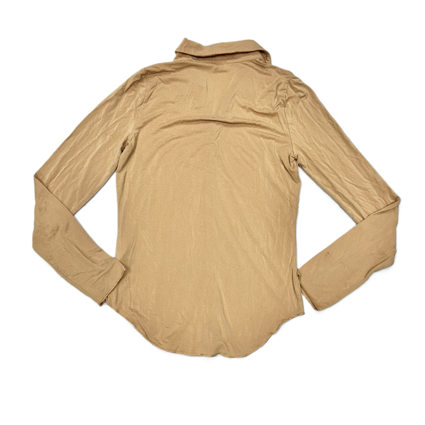 Top Long Sleeve By Wilfred In Tan, Size: S