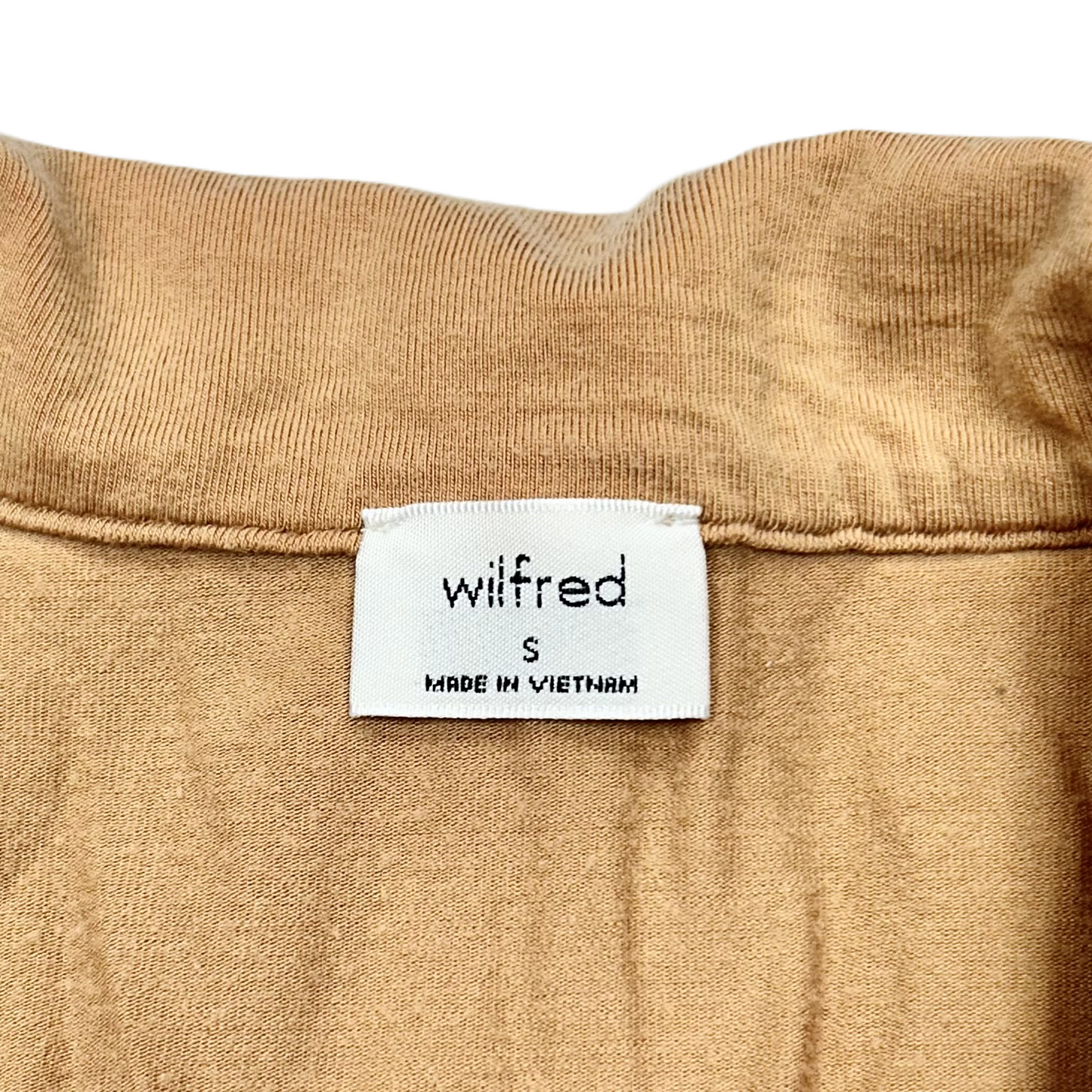 Top Long Sleeve By Wilfred In Tan, Size: S