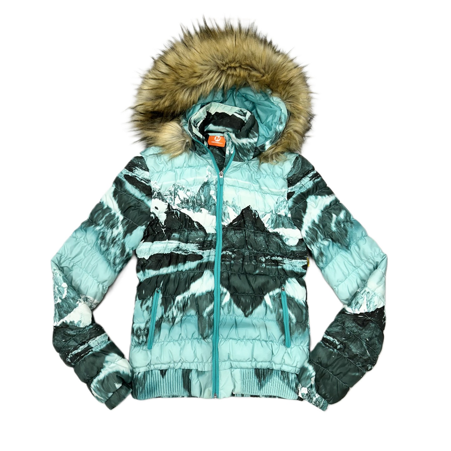 Coat Parka By Merrell In Aqua, Size: Xs