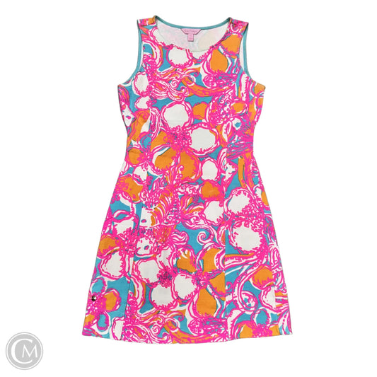 Dress Designer By Lilly Pulitzer In Blue & Orange, Size: Xs