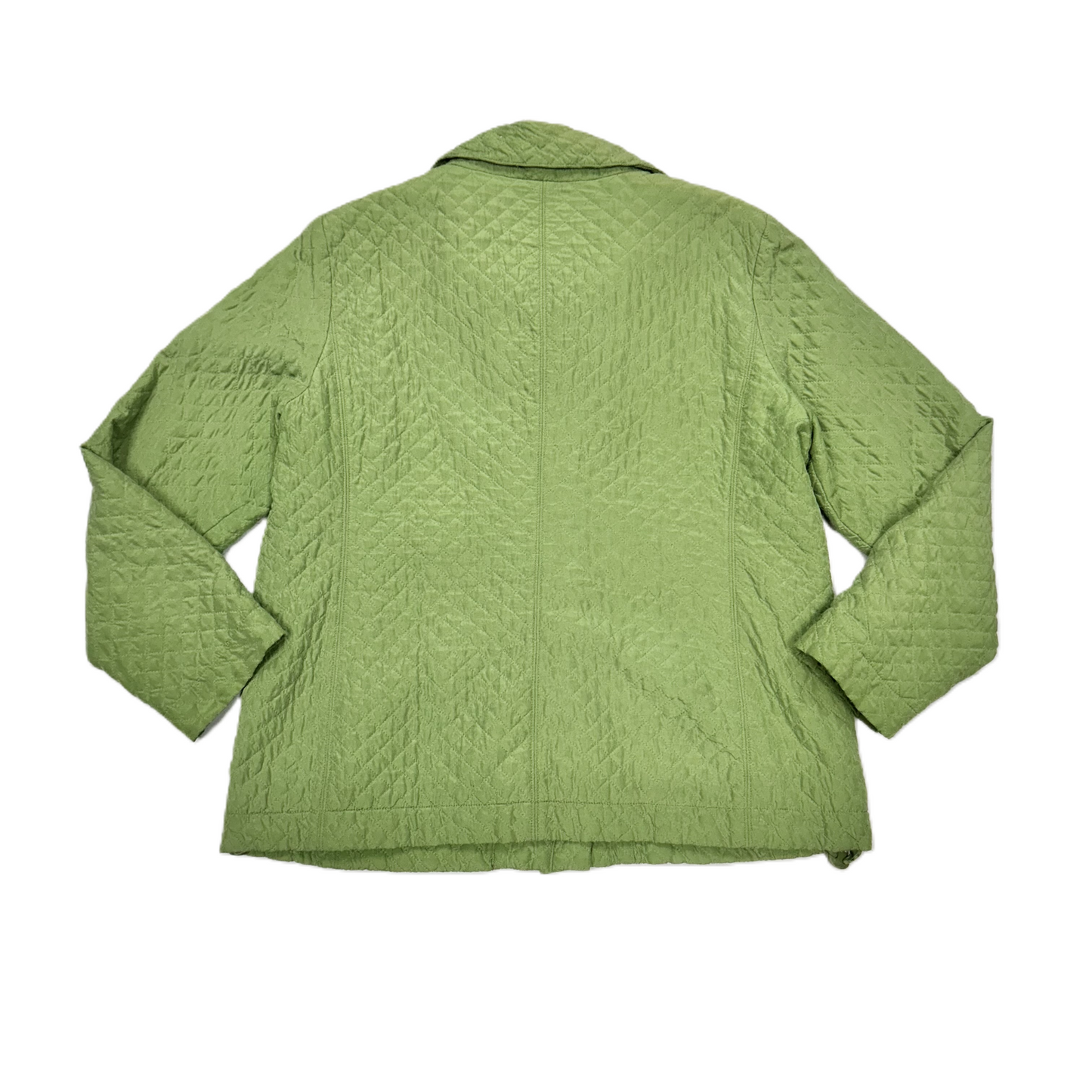 Jacket Puffer & Quilted By Eileen Fisher In Green, Size: Xl