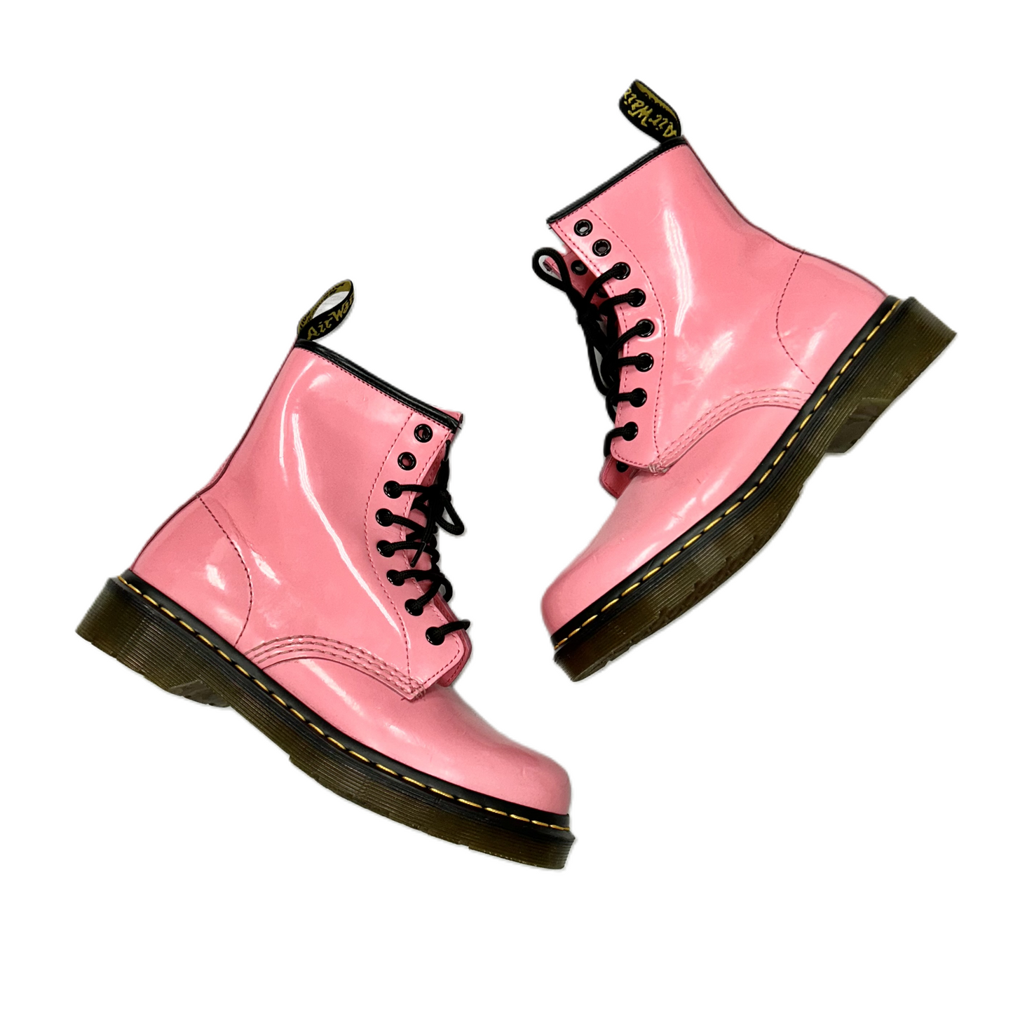 Boots Combat By Dr Martens In Pink, Size: 7