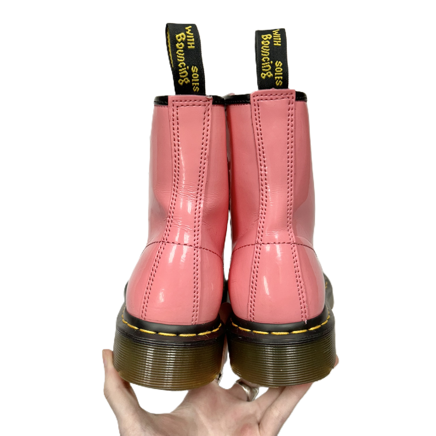 Boots Combat By Dr Martens In Pink, Size: 7